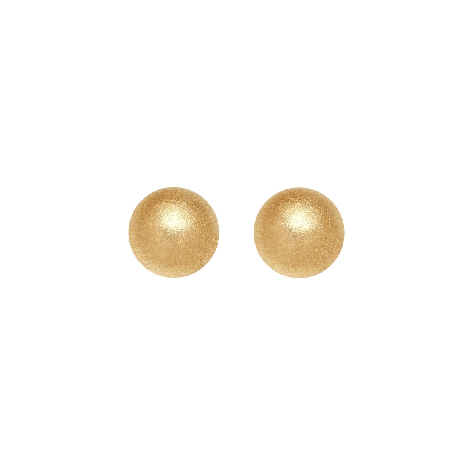 Plain hot sale gold earrings