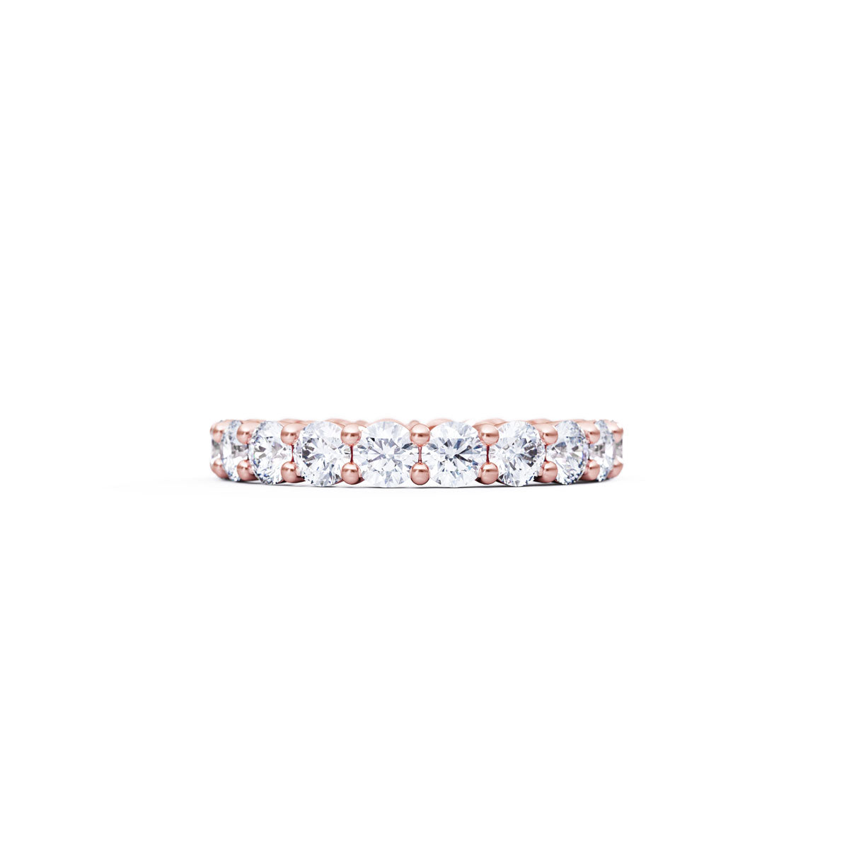 Diamond-Eternity-Band-Ring-3mm-18K-Rose-Gold