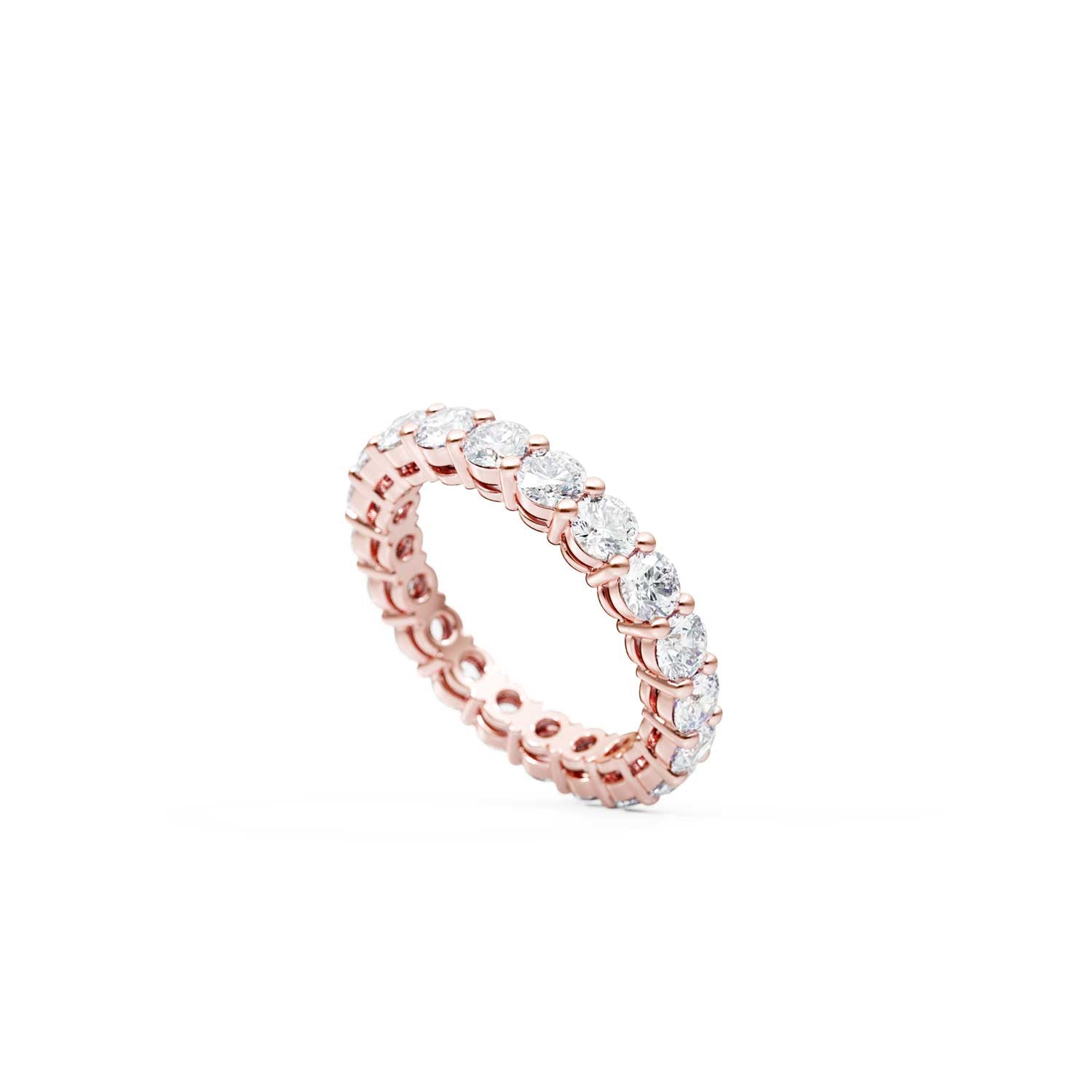 Diamond-Eternity-Band-Ring-3mm-18K-Rose-Gold