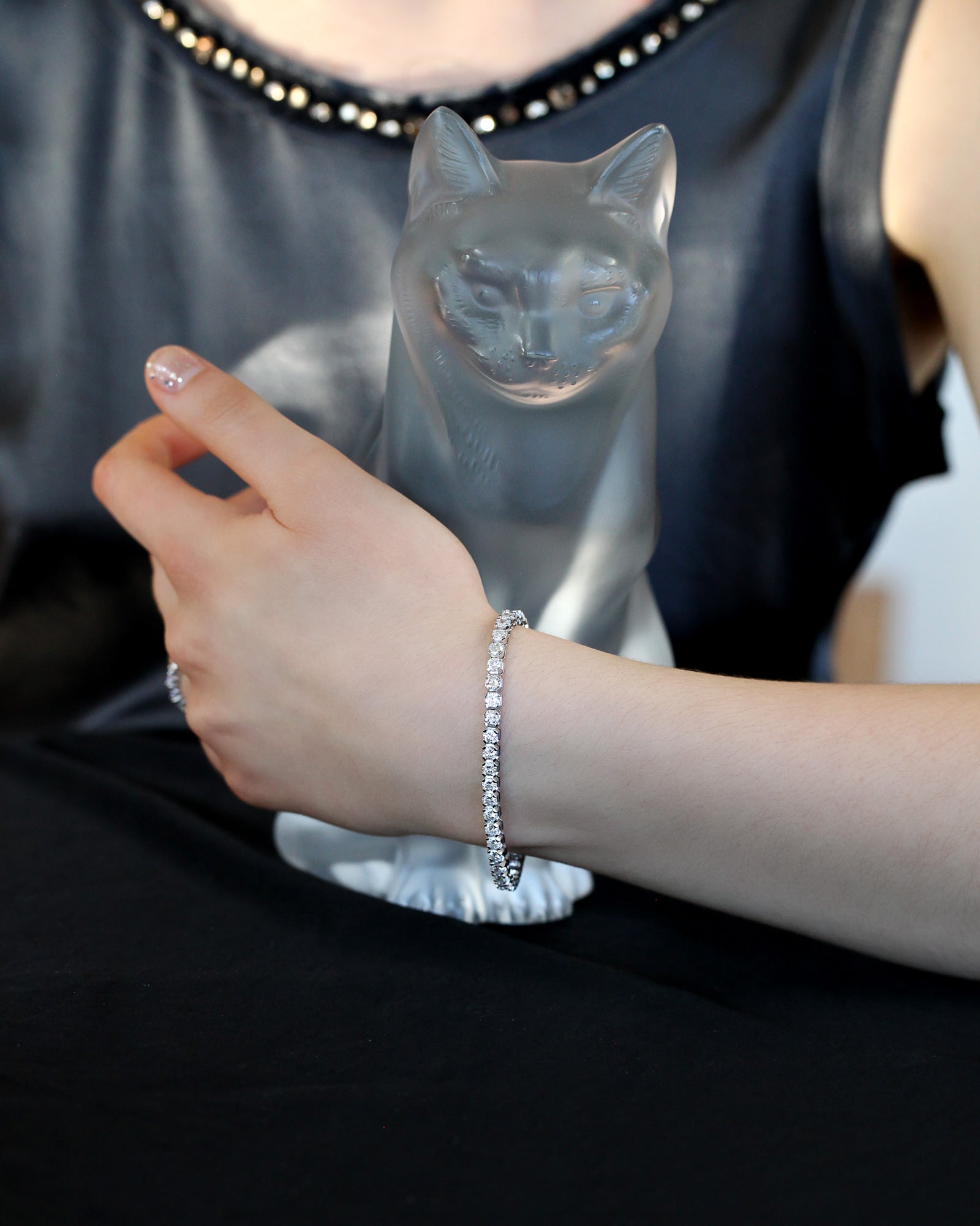 7.50ct Diamond Tennis Bracelet in 18K White Gold