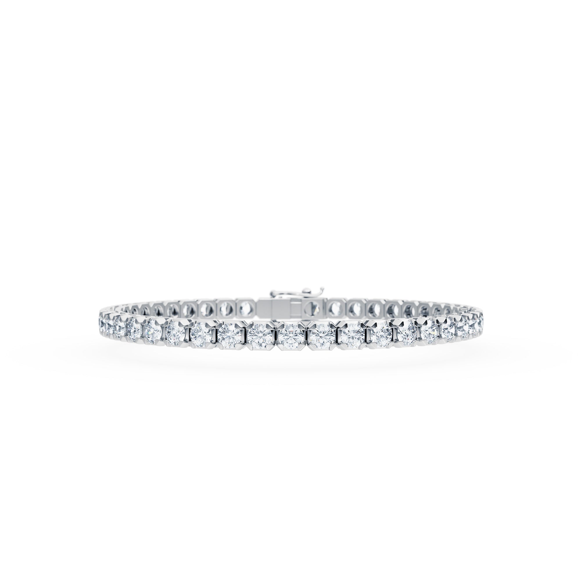 7.5ct diamond tennis bracelet 18k white gold