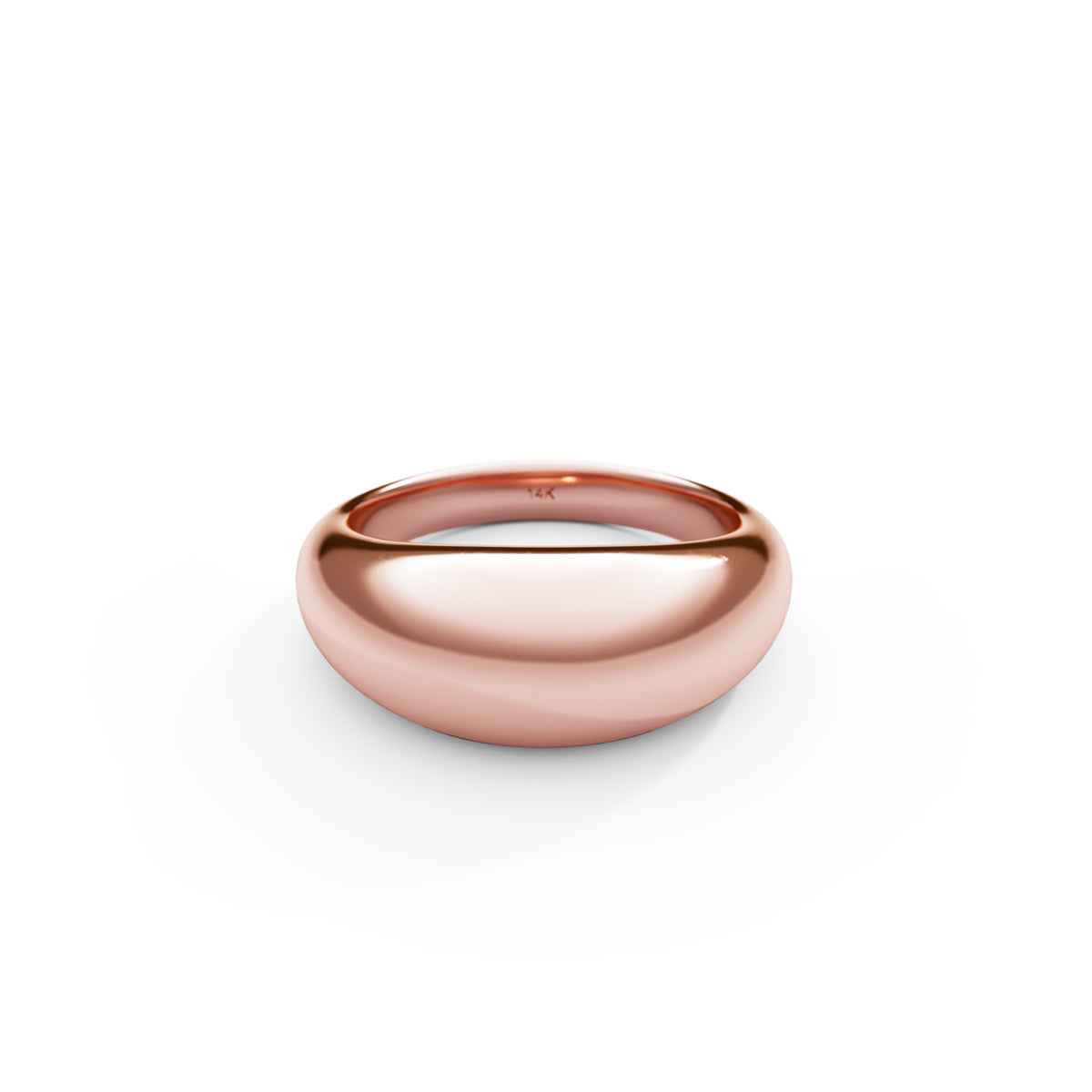 Dome-14k-rose-gold-ring