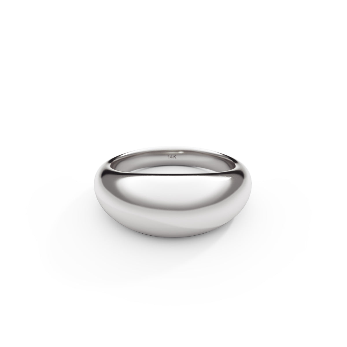 Dome-14k-white-gold-ring