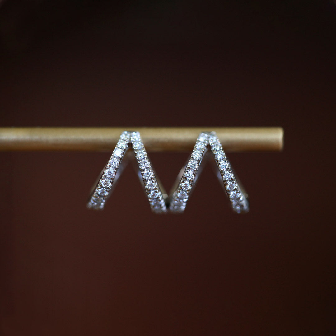 Double-Split-Diamond-Huggies-14K-White-Gold