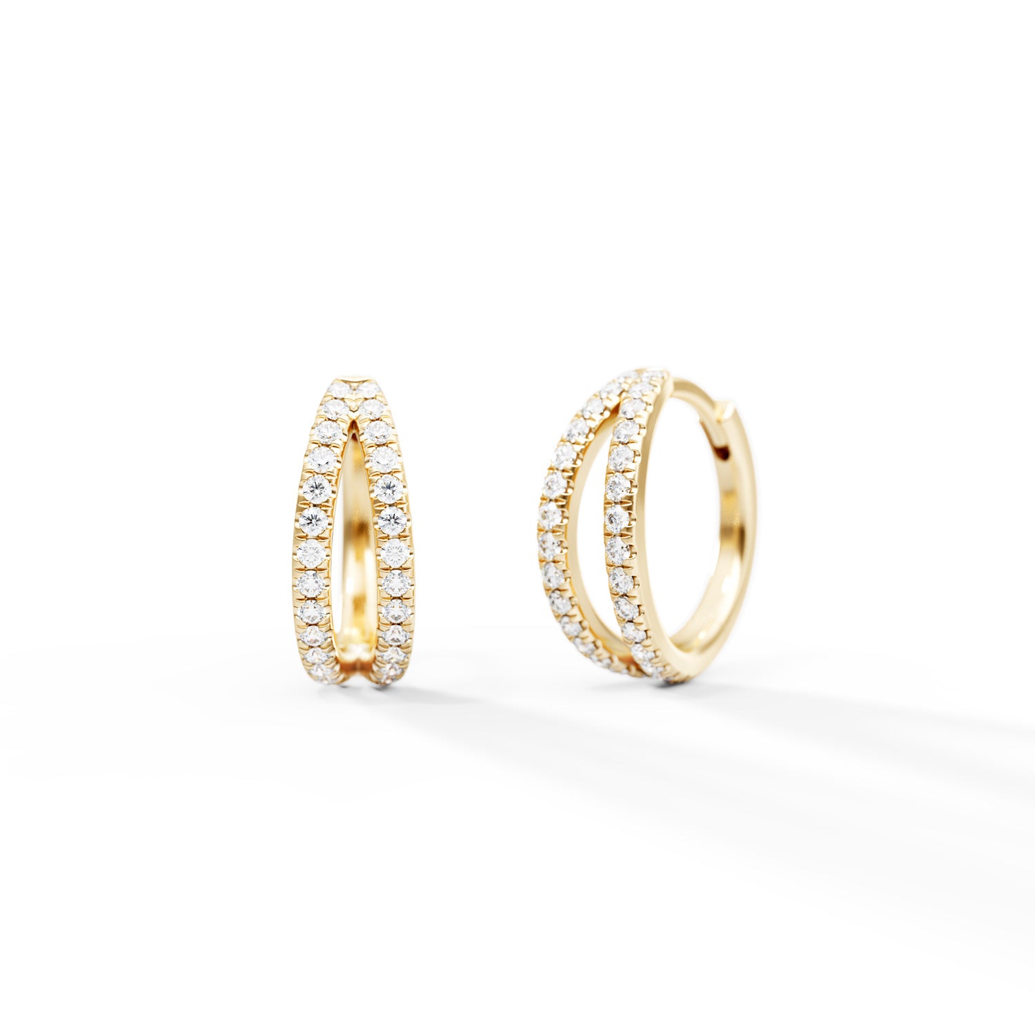 Split-Front-Diamond-Hoop-Earrings-14K-Yellow-Gold